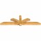 Ekena Millwork Redmond Rough Sawn Timber Gable Bracket, Western Red Cedar, 72"W x 21"H x 4"D x 4"F, 7/12 Pitch GBW072X21X0404RED00RWR - alternate 5